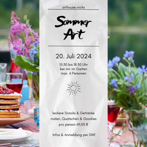 Beitrag SommerArt Juli 2024 Event offline
