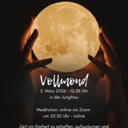 moon space:Vollmond Reset Session – Jungfrau | online live